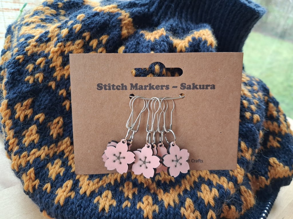 Sakura Stitch Markers