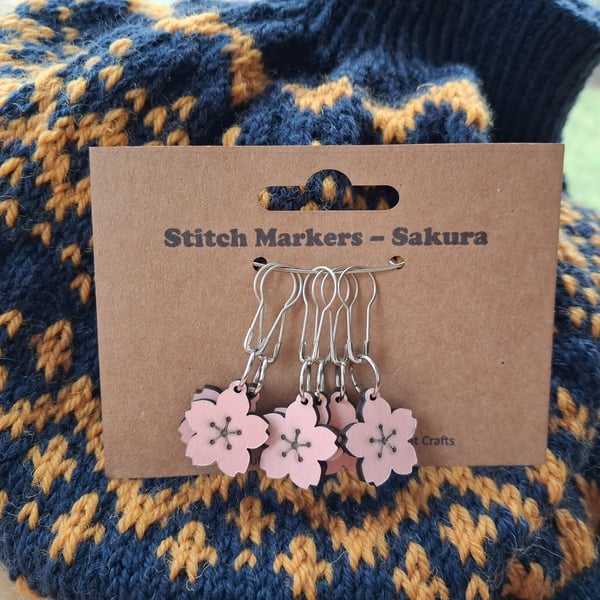 Sakura Stitch Markers