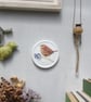 Wren and Forget me Not mini wall plate  - Image 4