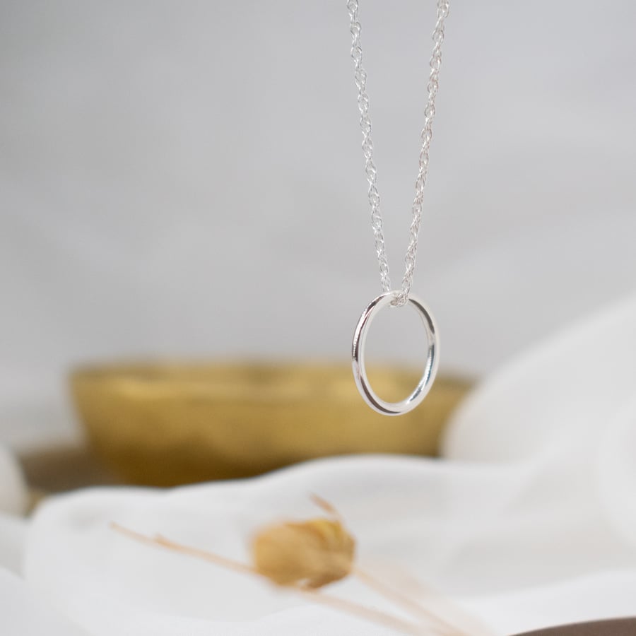 Silver Ring Necklace - Letterbox Gift