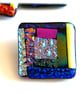 Dichroic L003 Luxury Fused Glass Patchwork Brooch Handmade  - Image 2