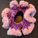 Handmade Crochet Velvet Hair Scrunchie Tie