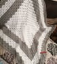 Beautiful handmade crochet shell blanket  - Image 5