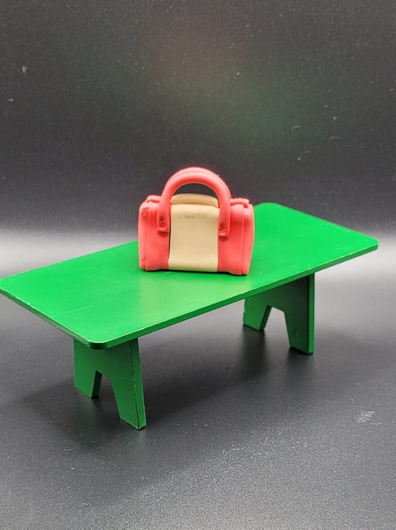 Polymer clay handbag 112 scale miniature novelty gift