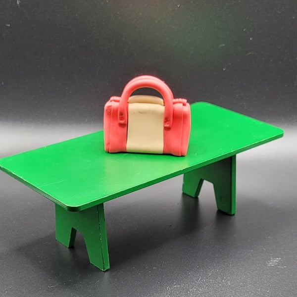 Polymer clay handbag 112 scale miniature novelty gift