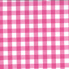 Pink Gingham Tablecloth 100 x 140cm   Cotton  Rectangle