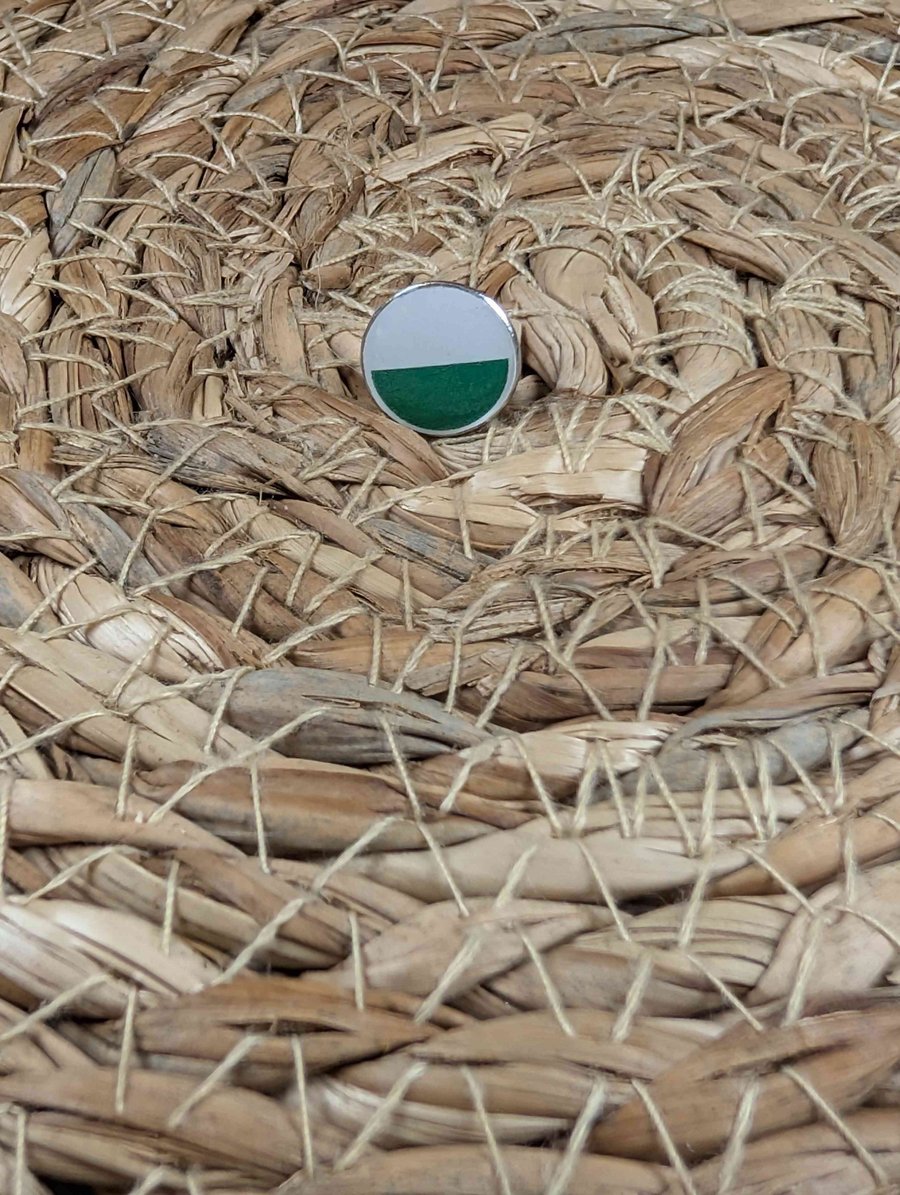 Saxony Flag Map Pin – Germany Travel Push Pin for Wooden Maps