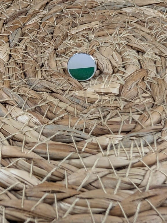 Saxony Flag Map Pin – Germany Travel Push Pin for Wooden Maps