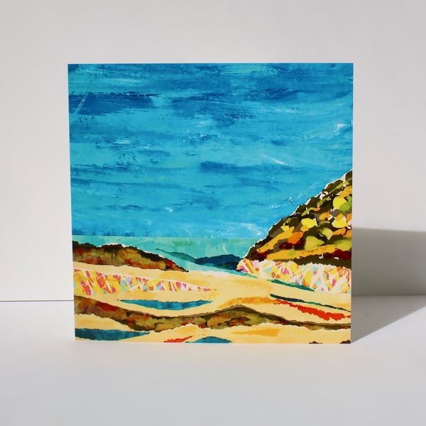 DOWN TO THE SEA-BLANK GREETINGS CARD