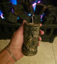 Black and Gold Witch Candle-Sculpted Gothic Halloween Decor - Image 5