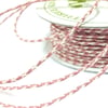 Bakers Twine Mauve and Ivory - 20m x 2mm - Full Reel
