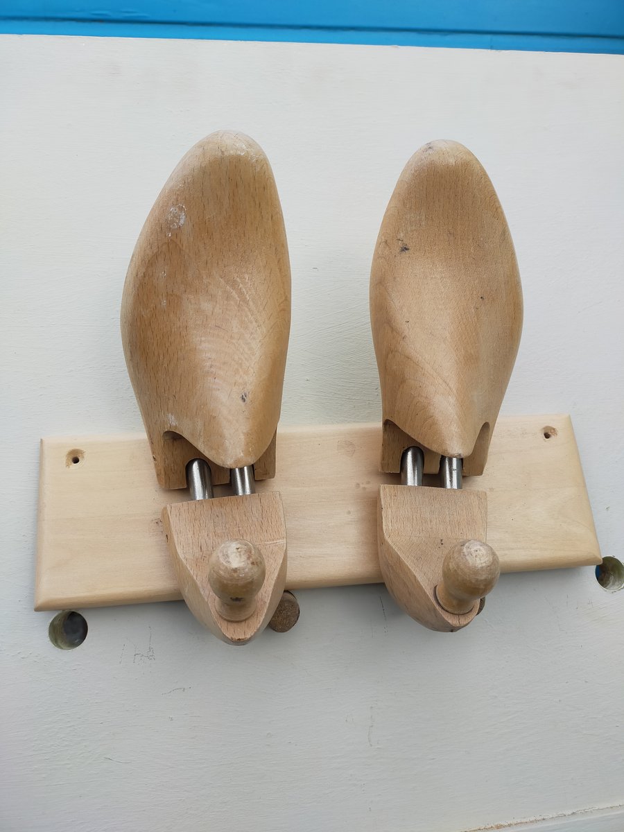 Shoe Tree Towel and Gown Hooks