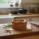 Handcrafted Fake Bake Meat Pie – Air Dry Clay Rustic Bakery Decor