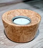 Robinia Burr Tea light Holder. Handturned wooden candle holder.  - Image 2