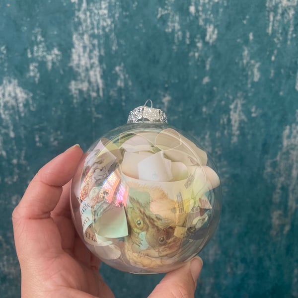 Beatrix Potter Glass Bauble Peter Rabbit