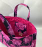 Roses tote bag, Floral shopper, handmade in Sussex - Image 5