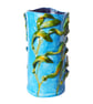 Kelp Forest Porcelain Pot - Hand Built - Image 7