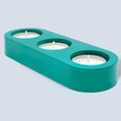 Persian Green Triple Tealight Candle Holder Handmade Home Decor Gift
