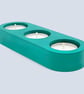 Persian Green Triple Tealight Candle Holder Handmade Home Decor Gift