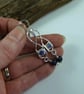 Earrings, Sterling Silver and Lapis Lazuli Unusual Droppers - Image 3