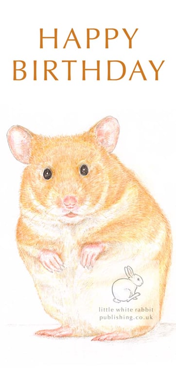 Daisy the Hamster - Birthday Card