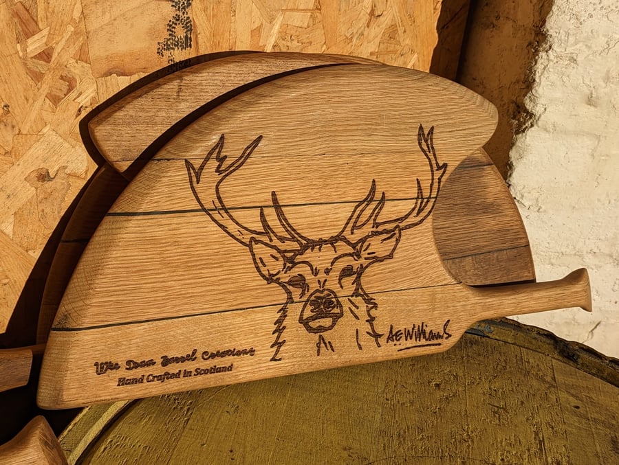 Stag chopping board