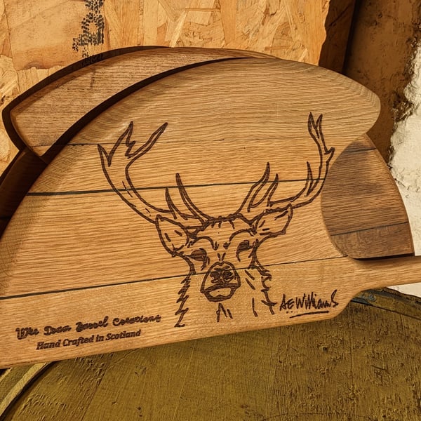 Stag chopping board