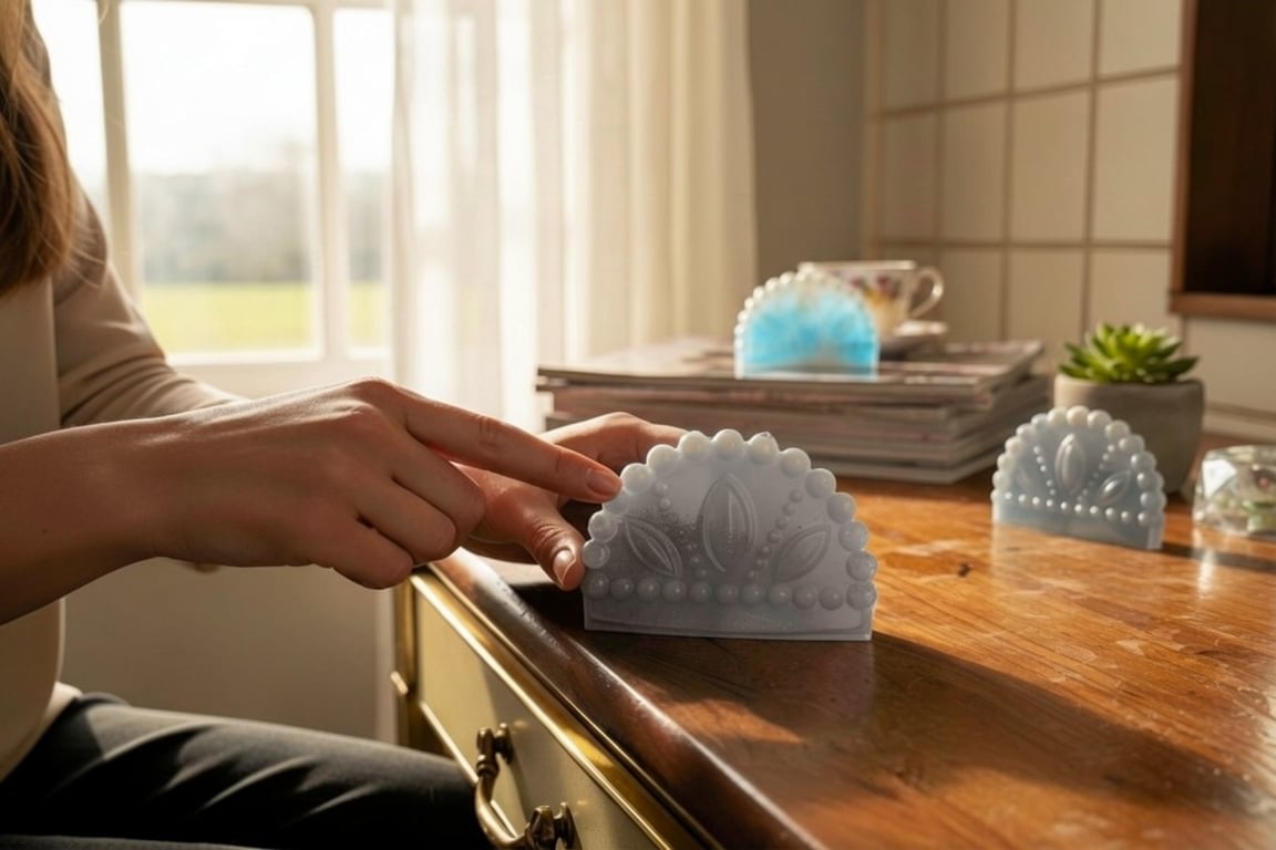 Handcrafted letter rack