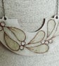 Pyrography wooden mistletoe pendant - Image 1