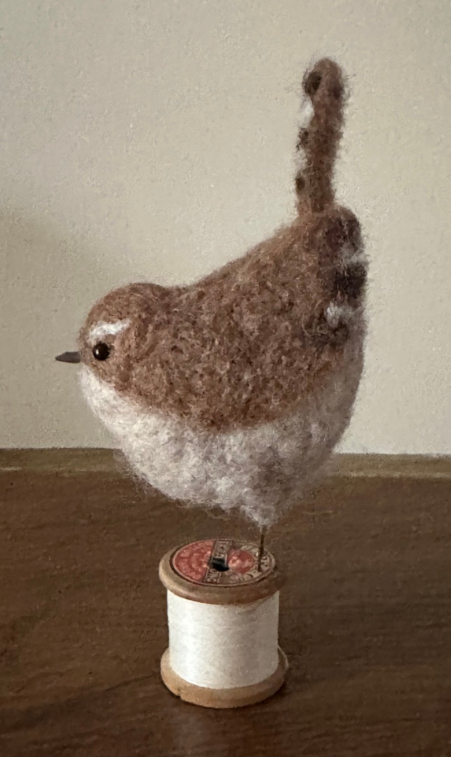 Wren on a bobbin 