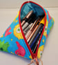 Fun fabric pencil case.
