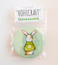 Gatsby the Rabbit Pocket Mirror or Bottle Opener - Image 2