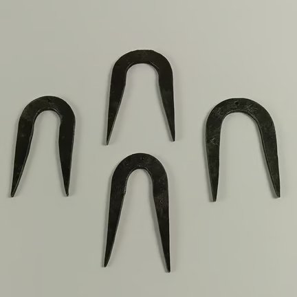 Hand Forged Steel Flat Staple
