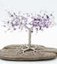 Wire Amethyst Tree Sculpture