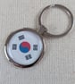 South Korea Flag Keyring