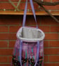 Handmade Felted Wool Bag with Cats Design - Image 3