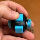 6 Button Clicker Keychain – Sensory Fidget Toy Stress ball
