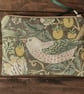 William Morris Strawberry Thief May Pouch Citrus