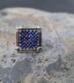 BOLD Lapis Lazuli Statement Ring Sterling silver 925 Handmade Artisan - Image 3
