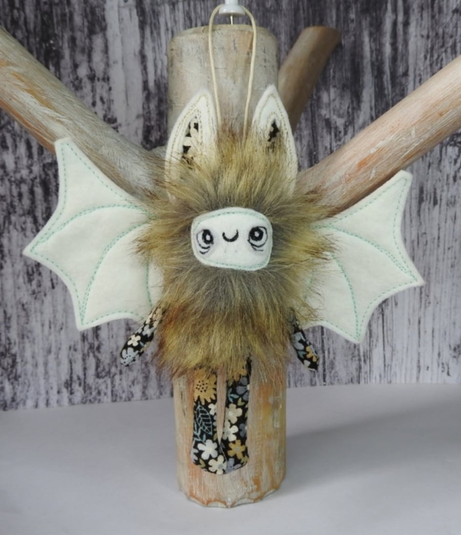 Handmade Bat in Cream