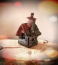 Rustic Haunted Houses - Set of 3 - MADE TO ORDER - Image 2
