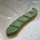 Snake brush holder clay handmade