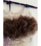 Art felt wall hanging with a large hagstone natural and tactile - Image 7