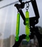 DropSaber Arrow Cyber Earrings Green Circuit Board Cyberpunk Rave Punk - Image 3