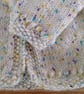 Handmade baby cardigan, hat and bootees set for 0-3 months. - Image 6