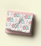 2nd Anniversary Wrapping Paper, Cute Cotton Bobbins Holding Hands, Cotton  - Image 2