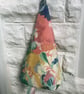 Green Cotton Wigwam Peg Bag, Lined Storage Bag for Pegs, handmade in Yorkshire - Image 4