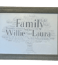 Family Tree Typography Print - Personalised with your names and words, Framed A4 - Image 2