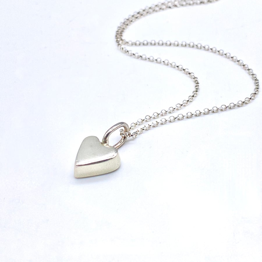 My Love Heart Pendant Necklace Handmade