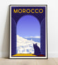 Morocco retro travel poster, Morocco wall print, retro wall art - Image 2
